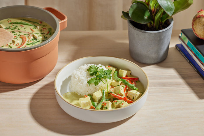 Bok Choy and Tofu Green Curry