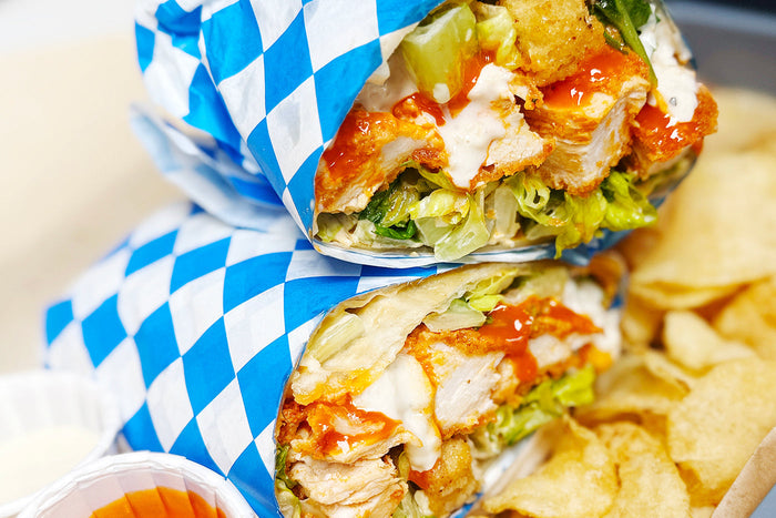 Buffalo Chicken Caesar Wrap