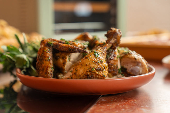 Mayo-Slathered Roast Chicken