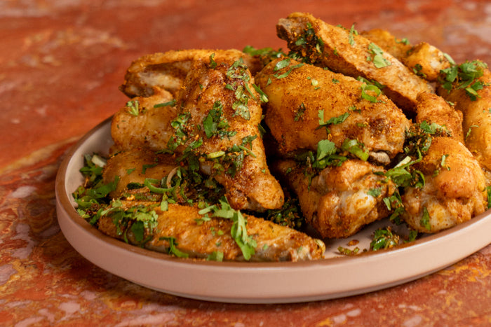 Oven-Fried Mala Chicken Wings