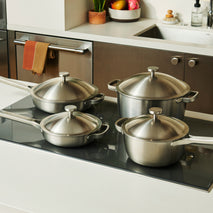 Titanium Pro Cookware Set-Brushed-hover